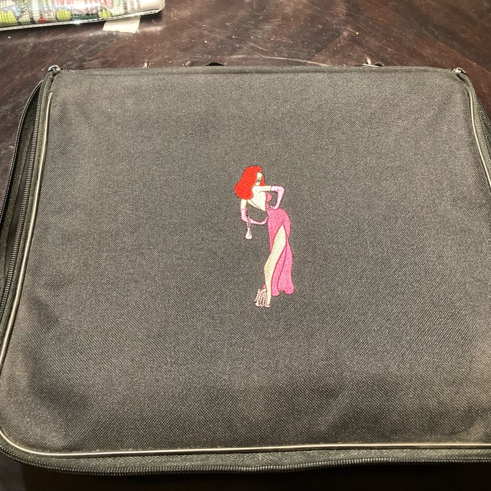 Disney Pin Organizer featuring Jessica Rabbit